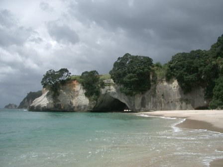 Neuseeland Cathedral cove strand