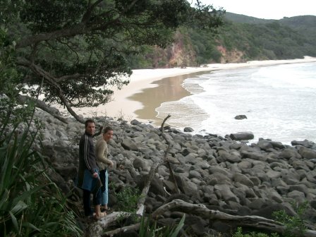 Neuseeland New Chums Beach