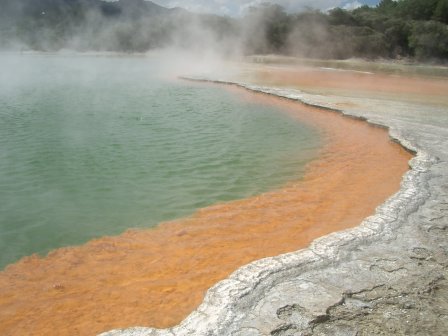 Neuseeland Roturua Champagner Pool