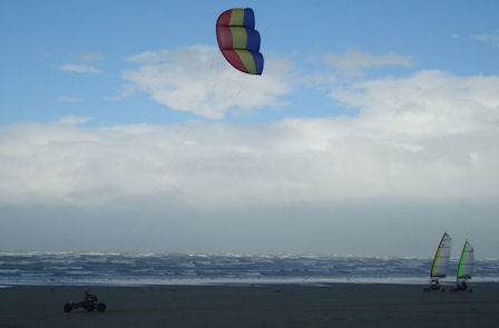 Beach Kiting - Neuseeland 2010
