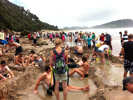 Hot water beach - Neuseeland 2010